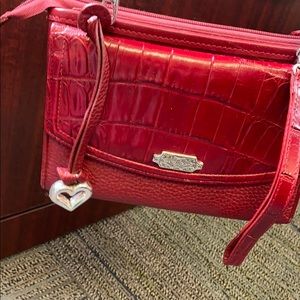 LasVegas Brighton organized Red Leather Crossbody